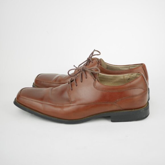 FLORSHEIM Men\'s 14 - Brown Leather Square Toe Oxfords Laced Casual Dress Shoes main image 8